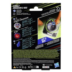 BEYBLADE X LANZADOR PREMIUM CON PEONZA Y LANZADOR AZUL