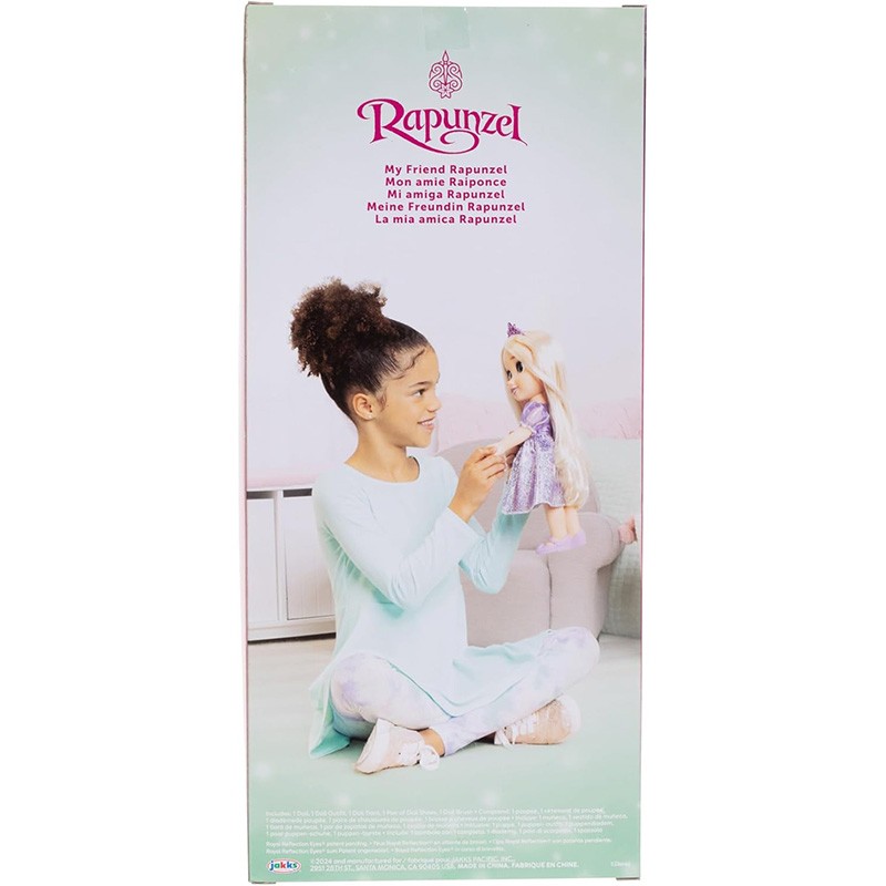 MUÑECA PRINCESA RAPUNZEL 38 CM