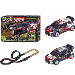 CIRCUITO CARRERA GO!!! SUPER RALLY (2x CITROËN DS3 WRC) 4,9M