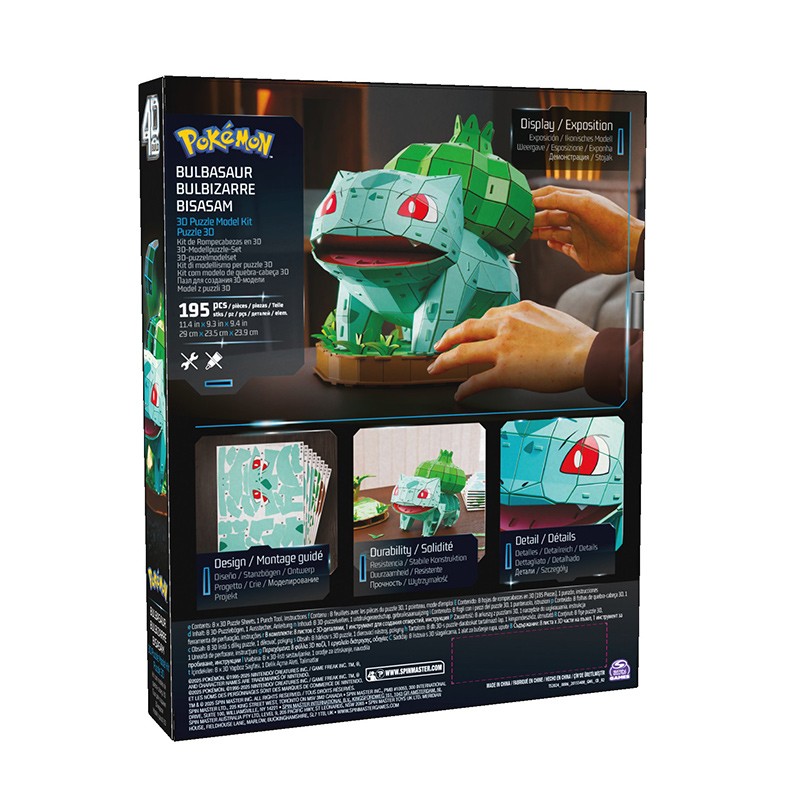 PUZZLE 4D BUILD  POKEMON BULBASAUR