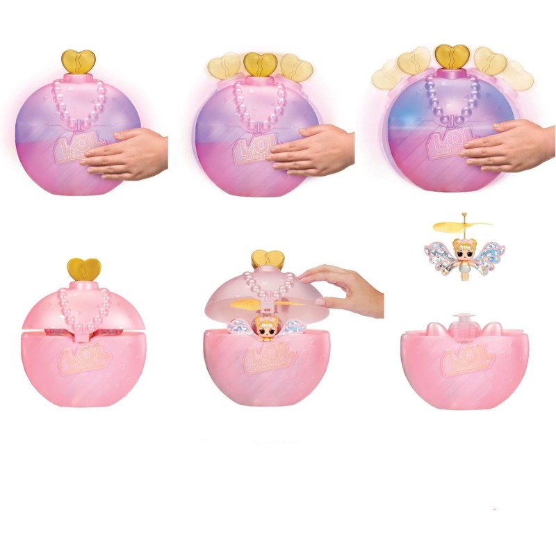 L.O.L. SURPRISE MUÑECA VOLADORA MAGIC WISHIES FLUTTER STAR (PINK)
