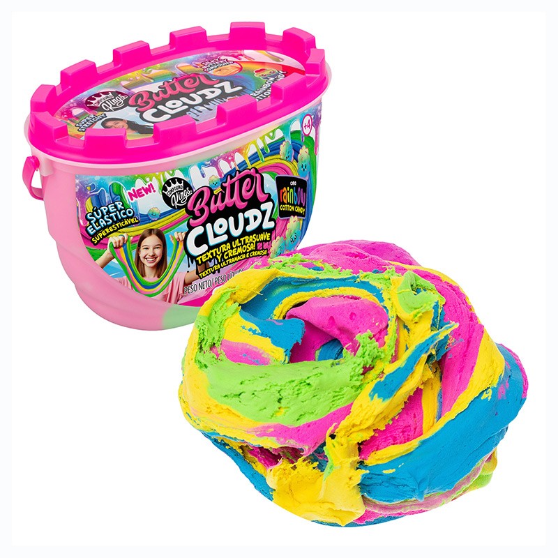 BUTTER CLOUDZ CUBO RAINBOW COTTON CANDY