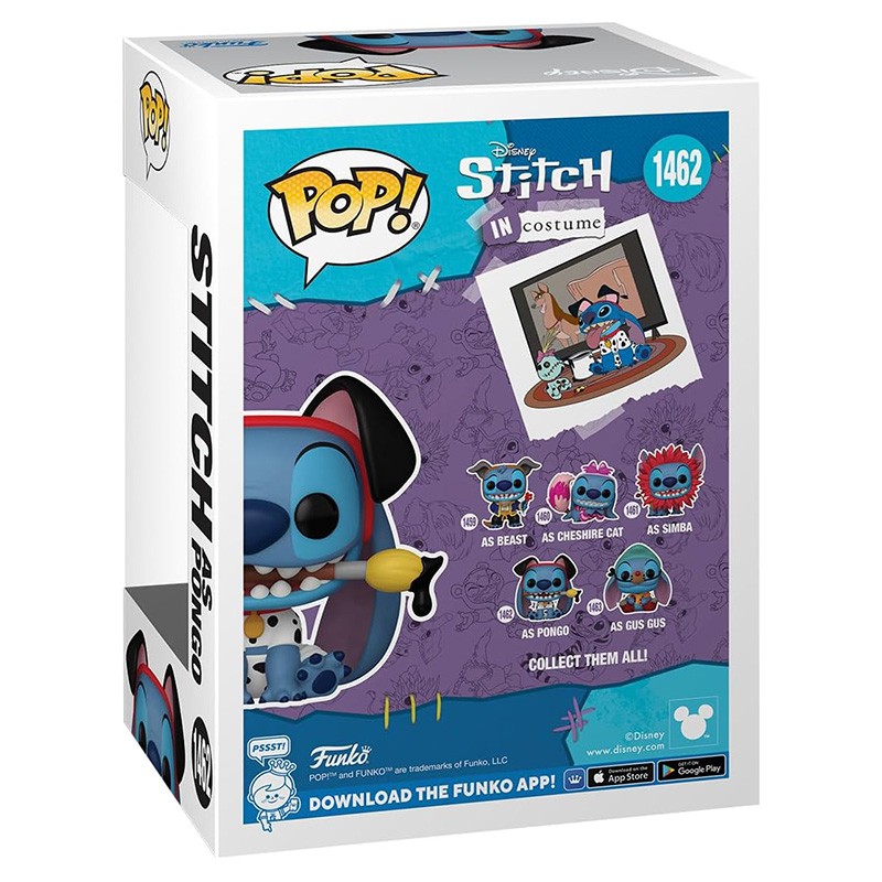 POP DISNEY STITCH COSTUME 101 DALMATIANS PONGO