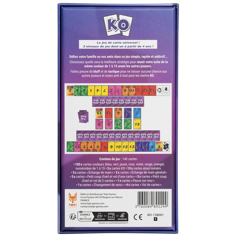 KO JUEGO DE CARTAS