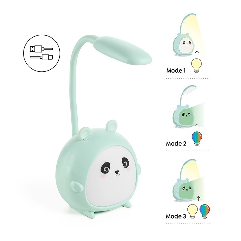 LAMPARA LED PANDA MENTA