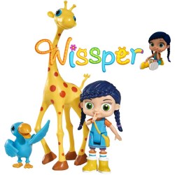 WISPER SET 3 FIGURAS WISSPER GERTIE Y OTIE