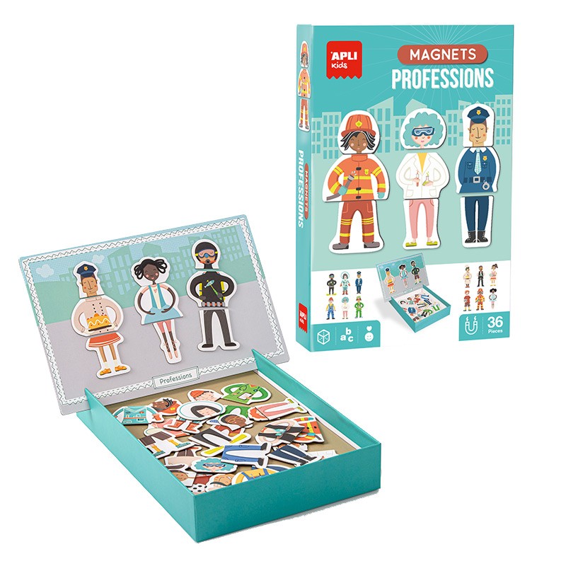 JUEGO MAGNETICO PROFESIONES 36U