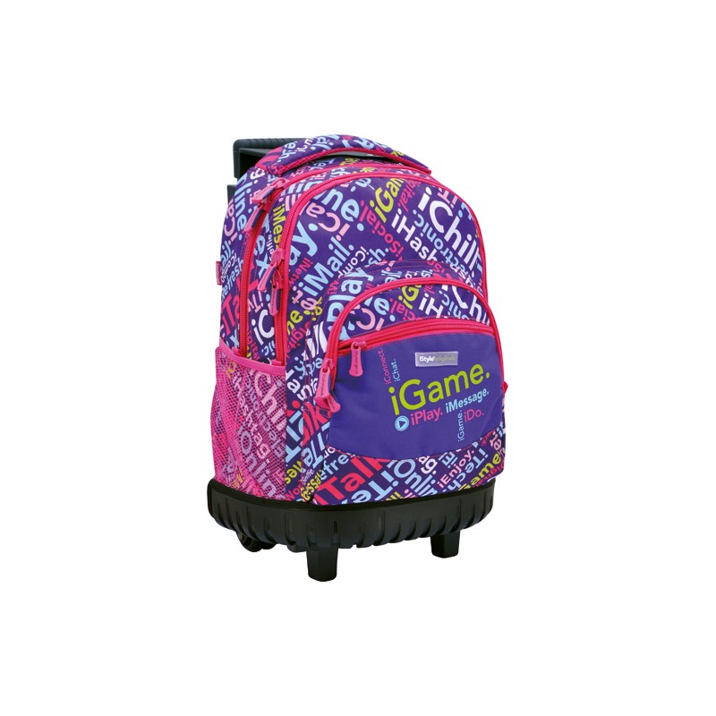ISTYLE MULTIC.MOCH.CARRO FIJO COMPACT PURPLE