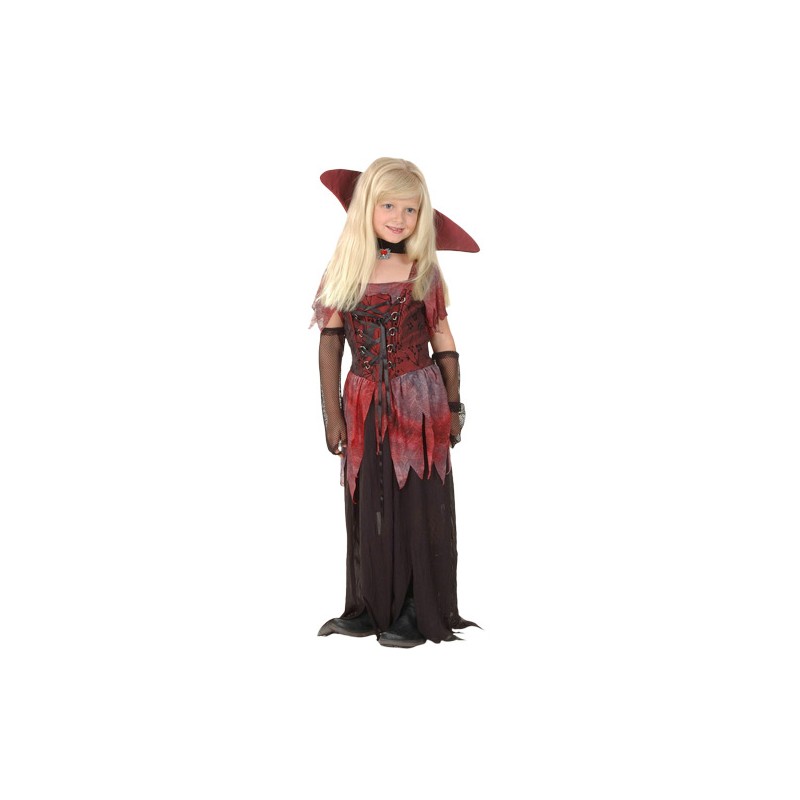 DISFRAZ INFANTIL VAMPIRESA GOTICA TALLA 7-9