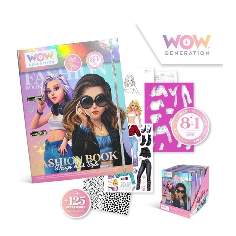 FASHION BOOK DISEÑA TU ESTILO WOW GENERATION CDU
