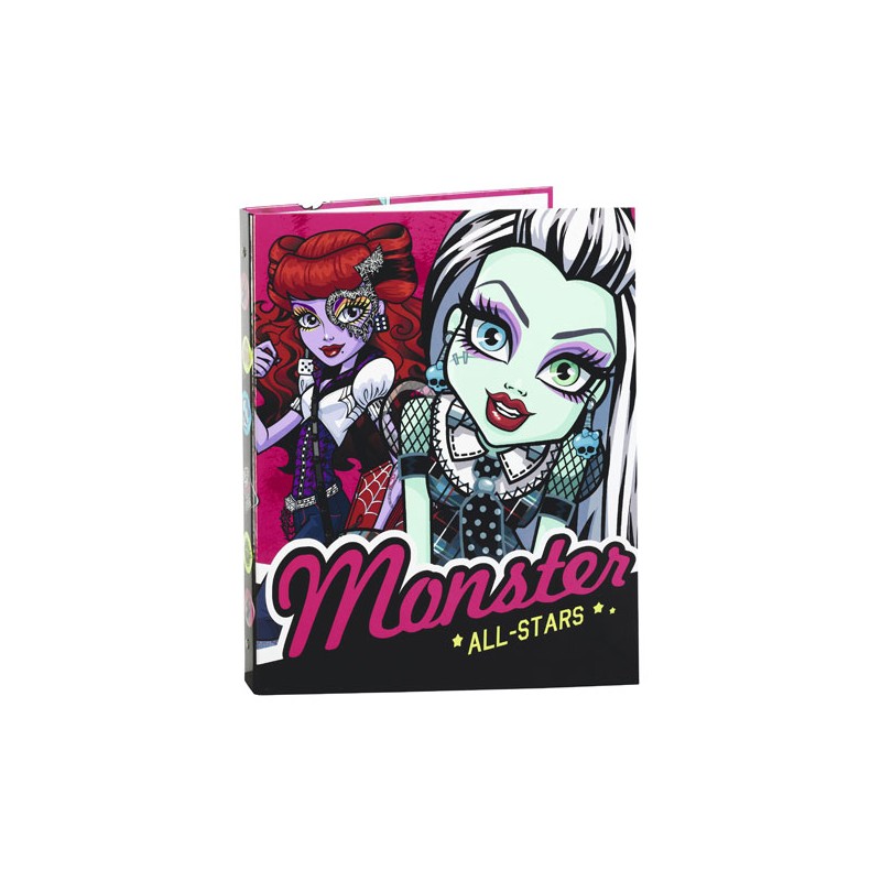 MONSTER HIGH CARPETA FOLIO 4 ANILLAS