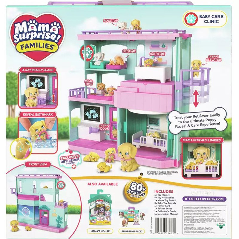 LITTLE LIVE PETS MAMA SURPRISE FAMILIES BABY CARE CLINIC
