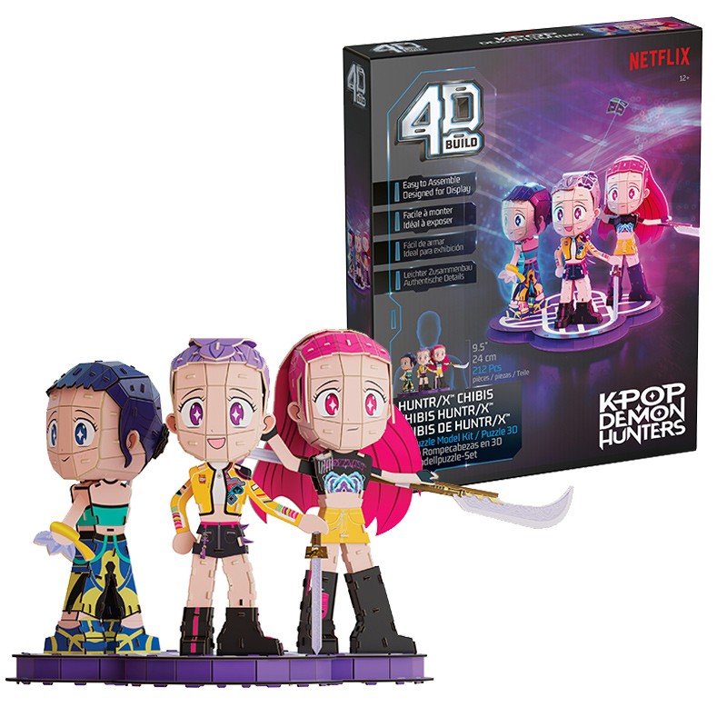 PUZZLE 4D BUILD K-POP DEMON HUNTERS HUNTRIX