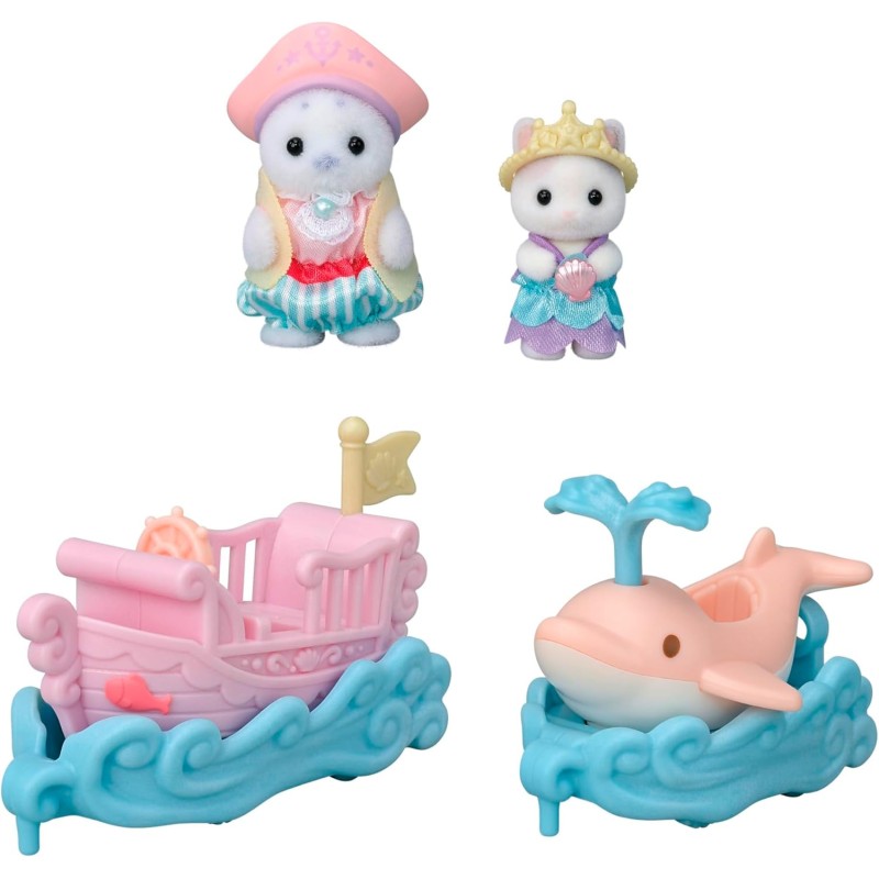 SYLVANIAN PUFFY Y CARA SURCAN LAS OLAS
