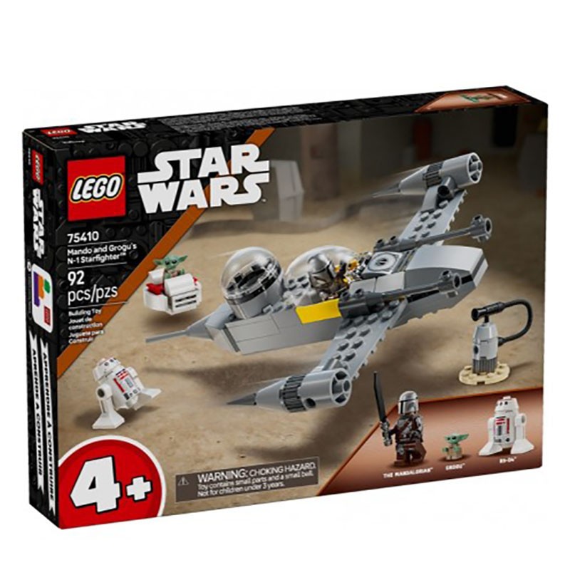 STAR WARS CAZA ESTELAR N 1 DE MANDO Y GROGU