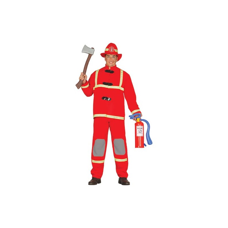 DISFRAZ BOMBERO ADULTO TALLA L