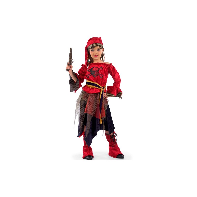 DISFRAZ INFANTIL PIRATA CORSARIA (TALLA 4)