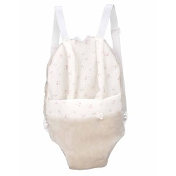 PORTABABE BEIGE (PARA MUÑECOS DE 40-45 CM)