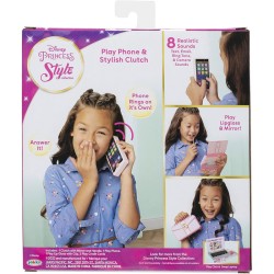 DISNEY PRINCESS TELEFONO MOVIL CON PORTA MOVIL Y ACCESORIOS