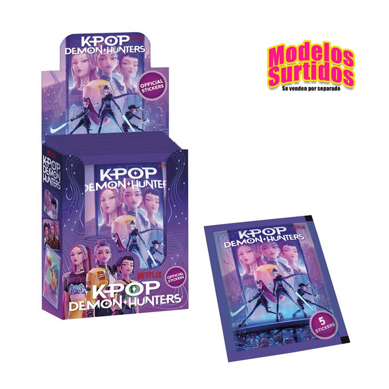 K-POP SOBRE 5 STICKERS DEMON HUNTERS