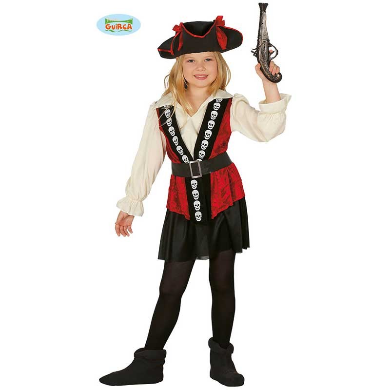 DISFRAZ SKULL PIRATE 7-9 AÑOS