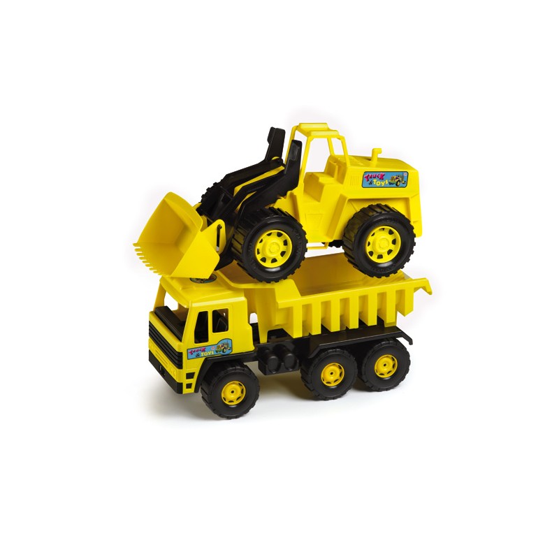 CAMION VOLQUETE + MICHIGAN 47 CM O.P. (CJTO 2 PIEZAS CON FLEJE)
