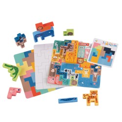 JUEGO DE LOGICA DE MADERA SMART ACROBATS 25 PZAS