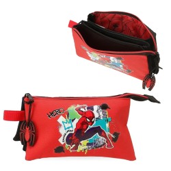 SPIDERMAN URBAN NECESER 3 COMPARTIMENTOS