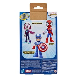 SPIDEY MEGA FIGURA CAPITAN AMERICA 22 CM