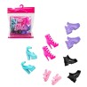 BARBIE PACK 5 ZAPATOS PARA MUÑECA CDU