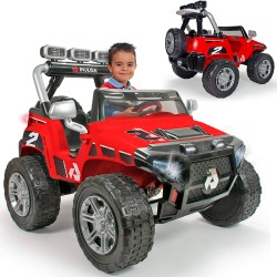 MONSTER CAR 24V LUCES RUEDAS EVA