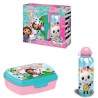 BOTELLA ALUMINIO 500ML + SANDWICHERA GABBYS DOLLHOUSE