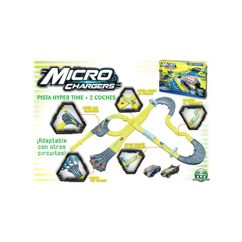 MICRO CHARGERS PISTA HYPER TIME + 2 COCHES