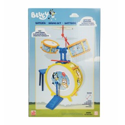 BATERIA SENCILLA CON BANQUETA BLUEY