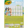LIBRO ACTIVIDADES Y COLOREAR POR NUMEROS BLUEY CON 6 ROTULADORES