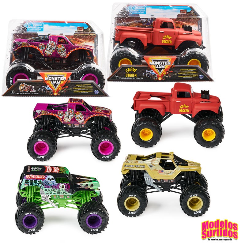 MONSTER JAM SURTIDO DIE CAST 1:24