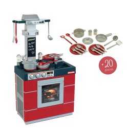 COCINA MIELE COMPACTA ROJO