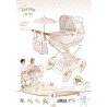 VERONA COCHE REBORN PLEGABLE CON SOMBRILLA Y BOLSO