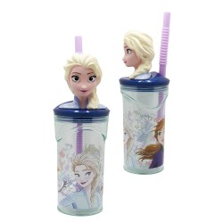 VASO FIGURITA 3D 360 ML FROZEN SNOWY TALE