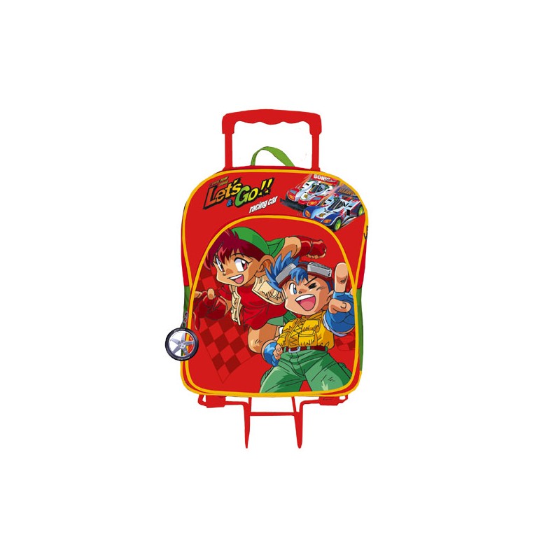 MOCHILA TROLLEY LETS & GO RACING CAR