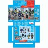 ACTION HEROES SET DE FIGURAS DE POLICIA