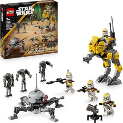 STAR WARS PACK DE COMBATE SOLDADOS CLON DEL 327 CUERPO ESTELAR