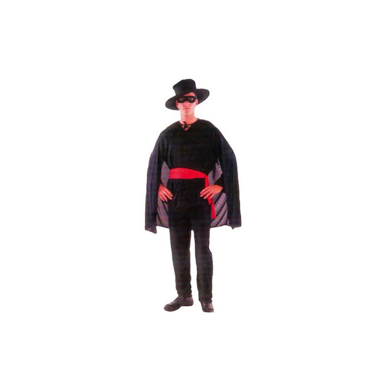 DISFRAZ ADULTO EL ZORRO (ENMASCARADO) T.UNICA