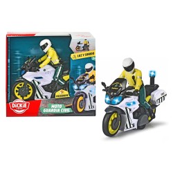 GUARDIA CIVIL MOTO CON FIGURA LUZ Y SONIDO 17CM