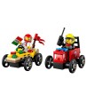 CITY PACK DE COCHES DE CARRERAS PIZZA VS. CAMION DE BOMBEROS