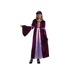 DISFRAZ INFANTIL REINA MEDIEVAL TALLA 7-9