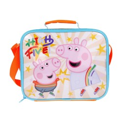 BOLSA AISLANTE RECTANGULAR CON CORREA PEPPA PIG