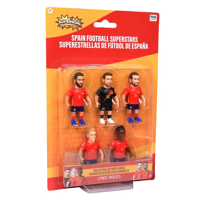 SUPERGOAL PACK 5 FIGURAS SELECCION ESPAÑOLA