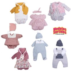 TRAJES Y PIJAMAS MUÑECAS 52 CM
