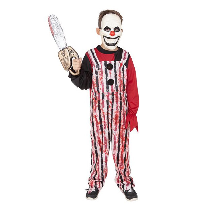 DISFRAZ PAYASO CHIFLADO INF 9-10 AÑOS